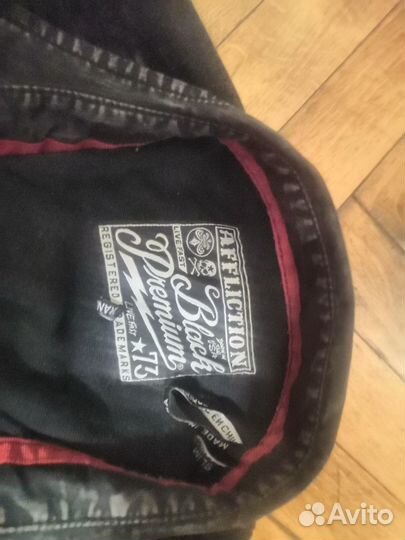 Джинсовая рубашка Affliction Black Premium