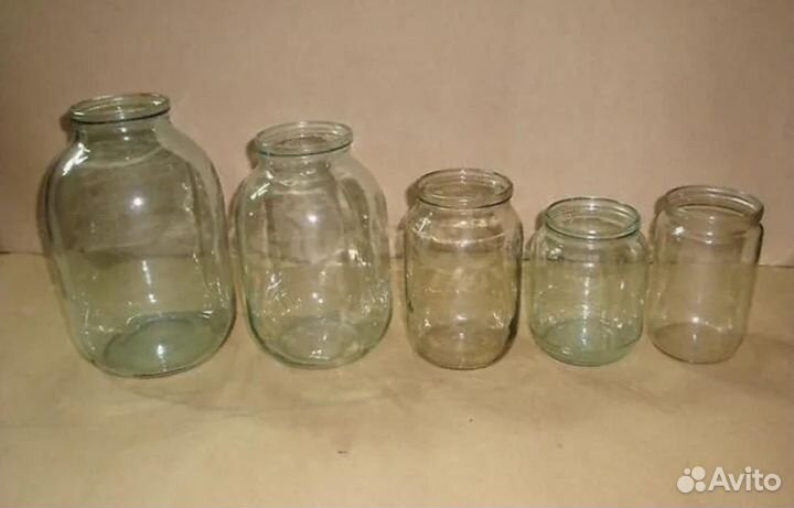 Продам стеклянные банки бу в отличном состоянии