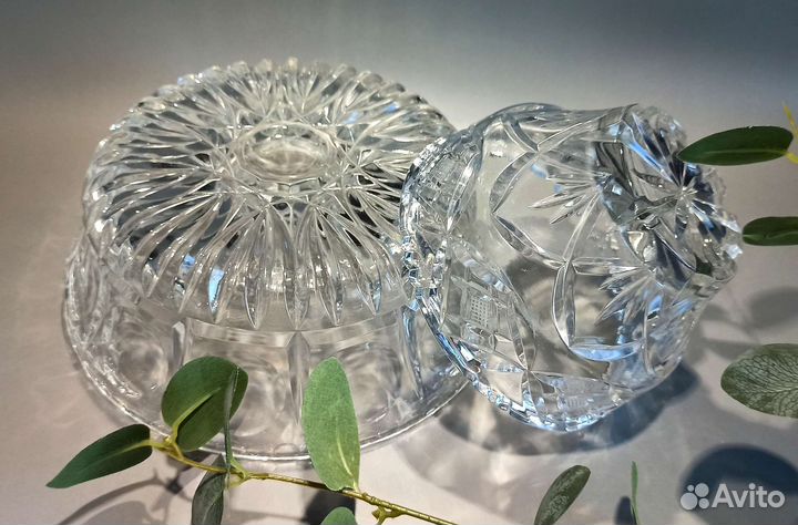 Хрустальные салатницы времен СССР винтаж