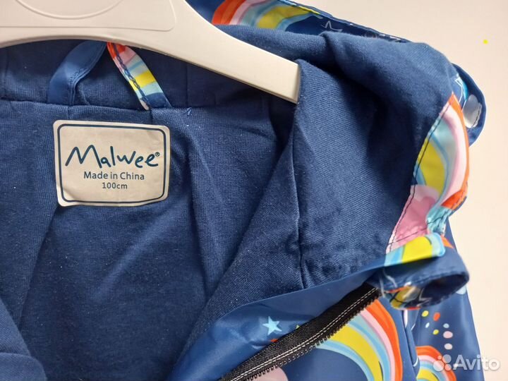 Ветровка тонкая на хлопковом подкладе новая 98 104