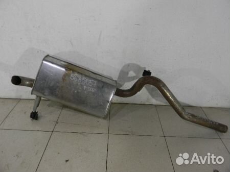 Задняя банка глушителя