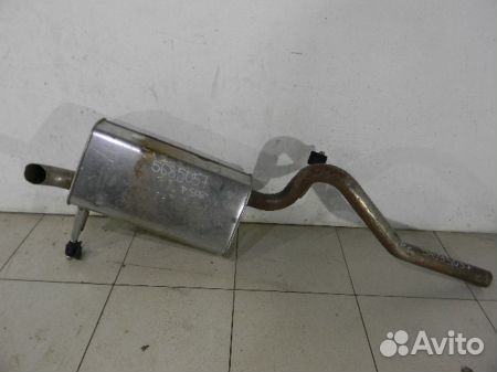 Задняя банка глушителя