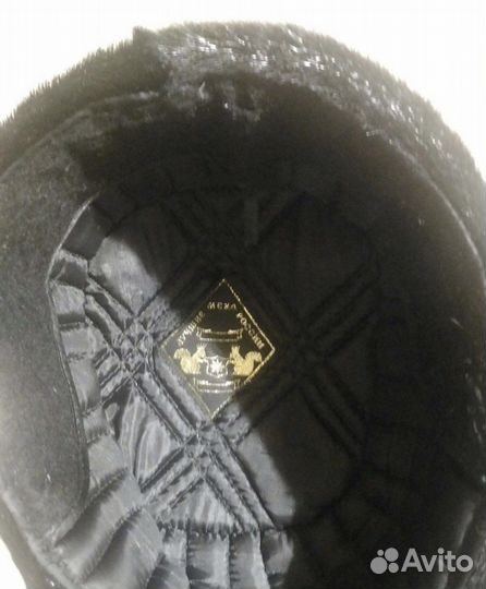 Меховая мужская кепка из нерпы