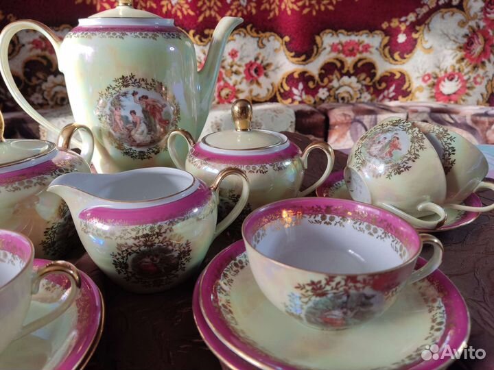 Сервиз чайный и столовый гдр новый