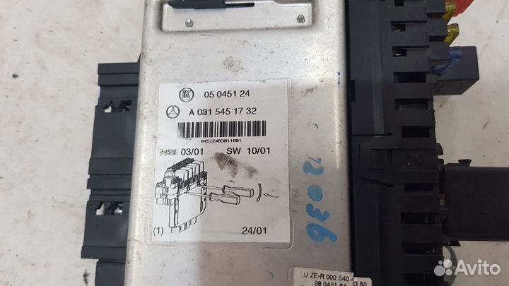 Передний правый sam блок на Mercedes W220 W215