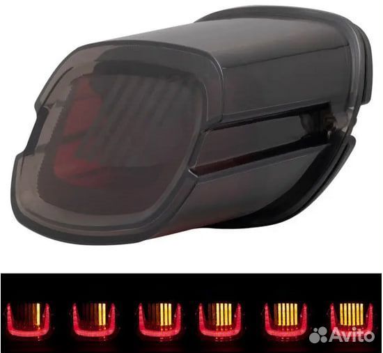 Новый задний фонарь Harley Hogworkz Uproar Стробос