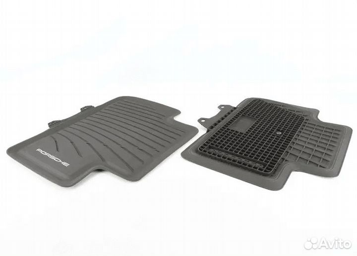 Коврики Porsche Macan резиновые Серые Оригинал