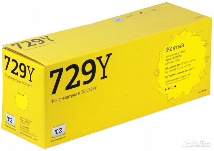 Cartridge729YT2 Совместимый тонер-картридж