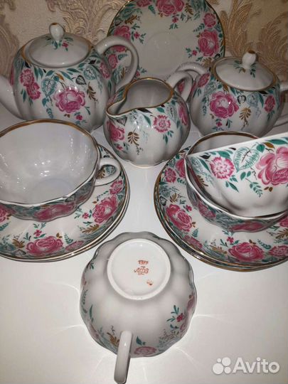 Сервиз чайный лфз, неполный