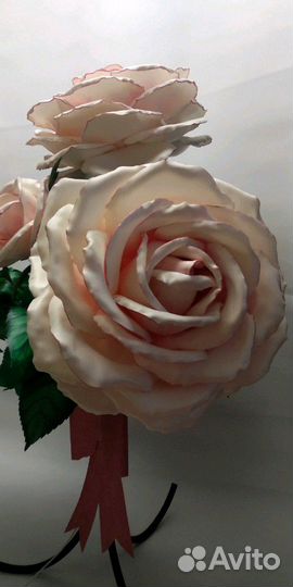 Букет-торшер, букет ростовых цветов