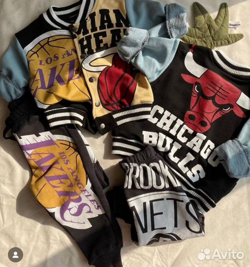 Костюм для мальчика новый NBA Lakers Chicago Bulls