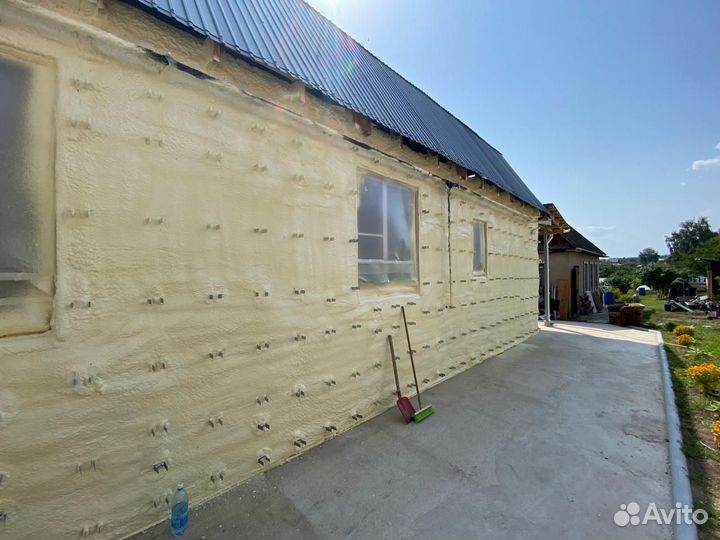 Утепление и гидроизоляция пенополиуретаном (ППУ)