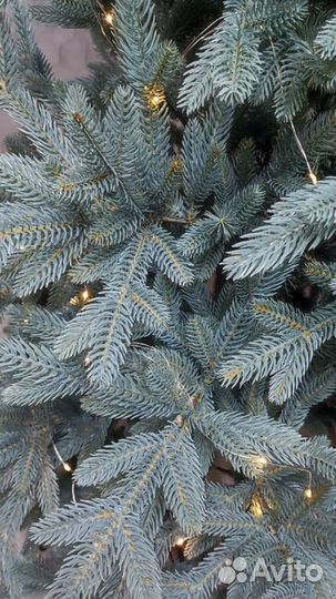 Ель искусственная голубая
