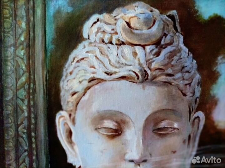 Картина маслом на холсте мысли