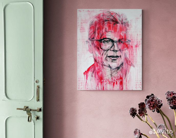 Эдуард Лимонов. Портрет на холсте