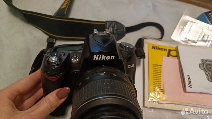 Фотоаппарат nikon d90 + объектив 18-55mm