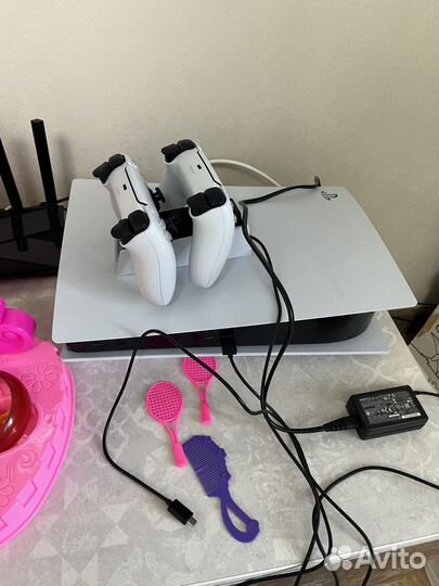 Sony playstation 5 ps5 с дисководом 2 джойстика