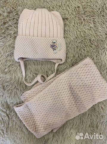 Комплект шапка и шарф
