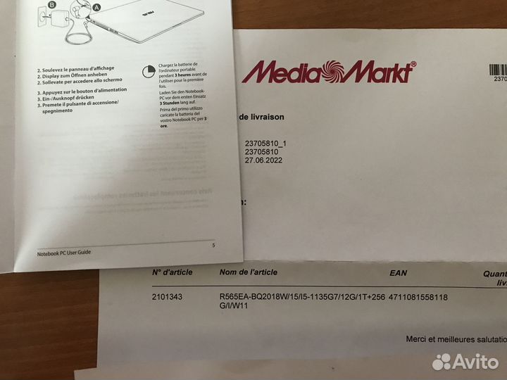 Asus R565EA-BQ2018W i5-1135G7 12Gb 256 GB SSD+1tb