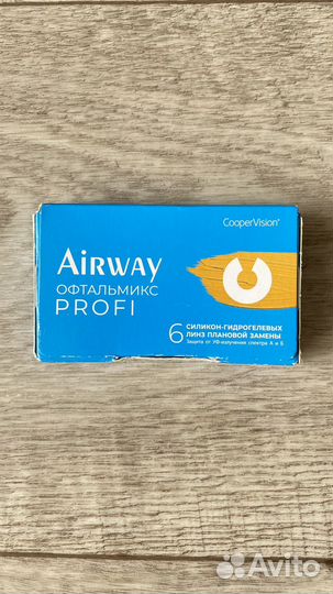 Линзы контактные airway офтальмикс profi