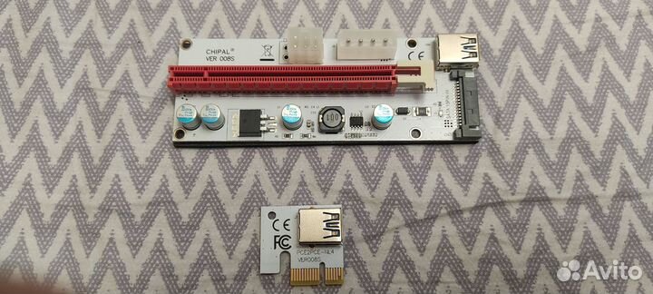 Райзер pci-e в USB, например видеокарта в ноутбук