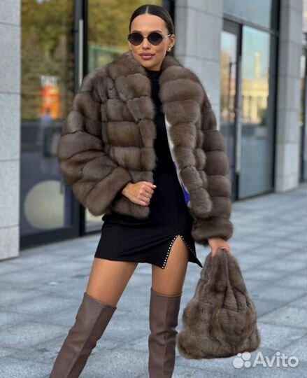 Шуба из куницы