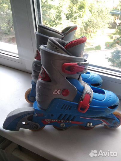 Роликовые коньки детские раздвижные 31-34