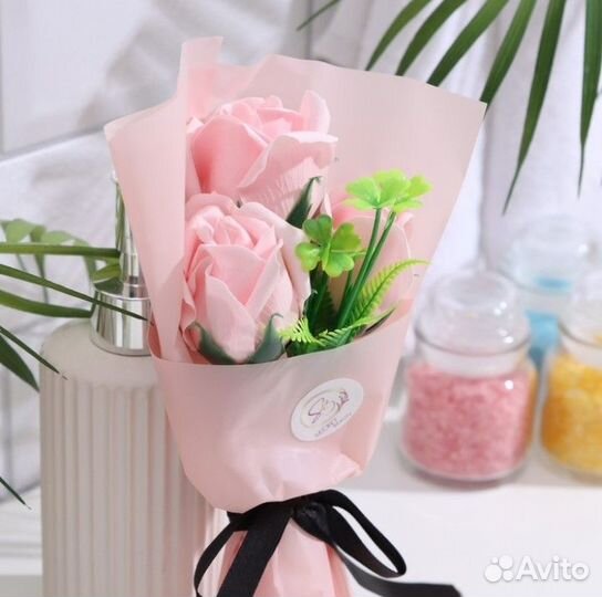 Букеты из мыла, букеты-игрушки, сухоцветы