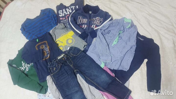 Вещи на мальчика 2-4 года пакетом