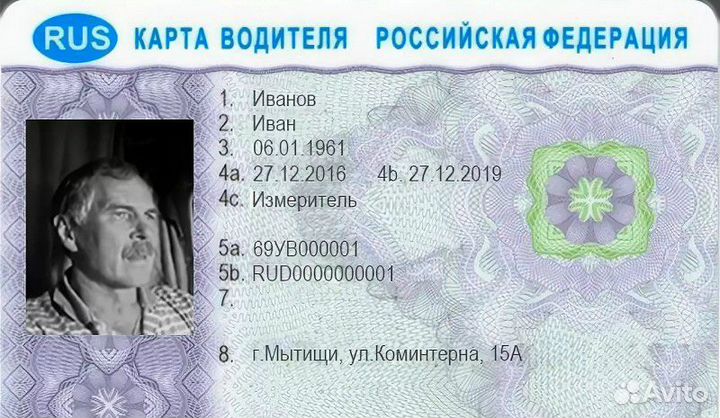 Карта тахографа скзи