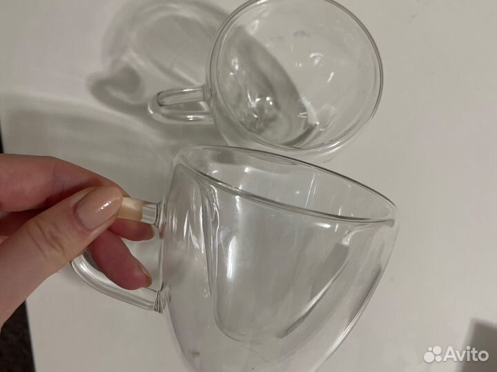 Набор чайных кружек сердце