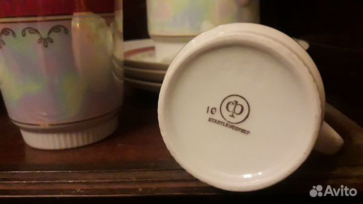 Сервиз фарфоровый кофейный (гдр), торг