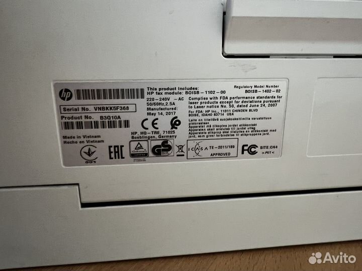 Принтер лазерный Color LaserJet PRO MFP M277n