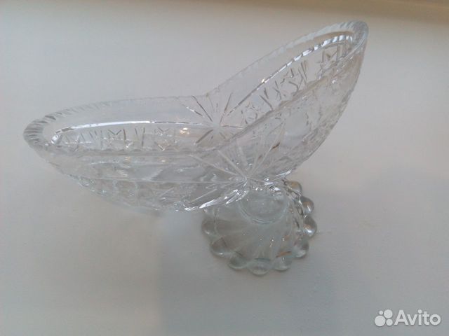 Хрустальный салатник СССР Телецентр