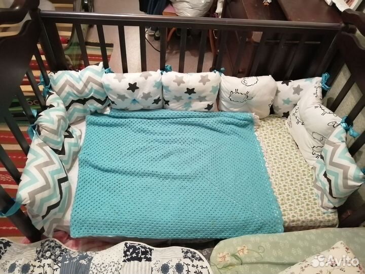 Бортики в детскую кроватку