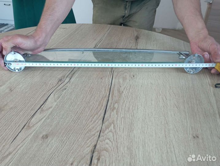 Полка для ванной стеклянная