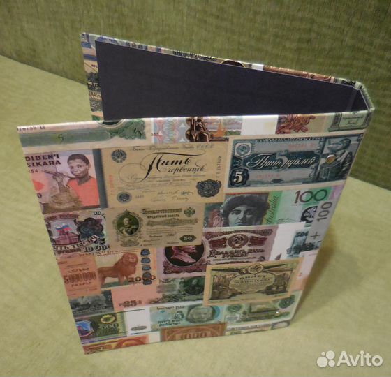 Папка-переплёт для банкнот формата Optima