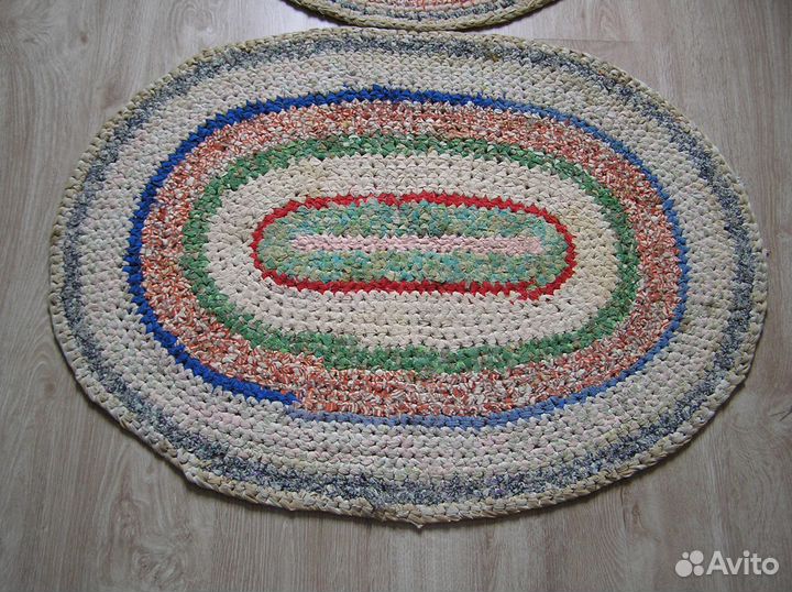 Самотканый коврик ковер. Ручная работа. Винтаж