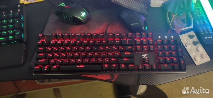 Мех. клавиатура Zet gaming blade + Oklick 910G