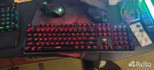 Мех. клавиатура Zet gaming blade + Oklick 910G