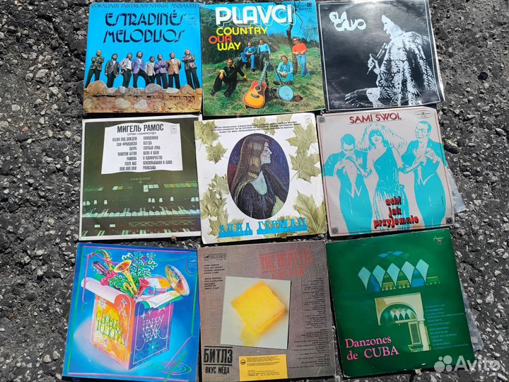 Виниловые пластинки СССР