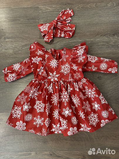 Платье для девочки 74-80