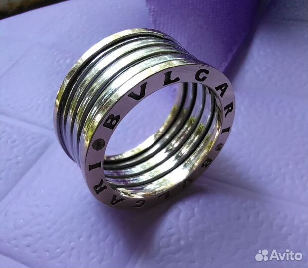 Золотое кольцо bvlgari Zero