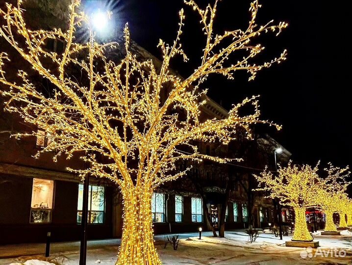 Светящиеся фигуры и светодиодные декорации