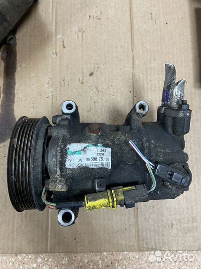 Компрессор кондиционера 1.6 EP6 Peugeot 207
