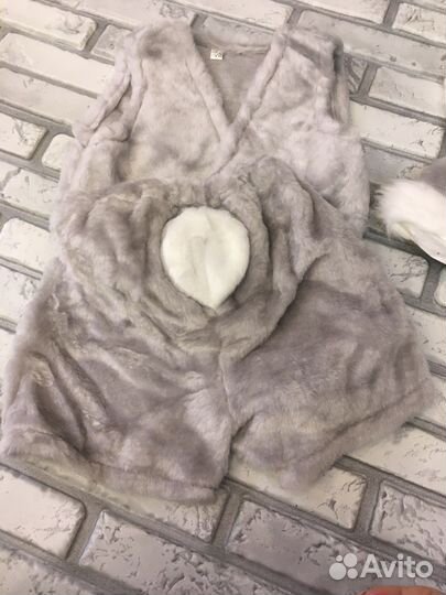 Карнавальный костюм Серенький Зайка, р 110