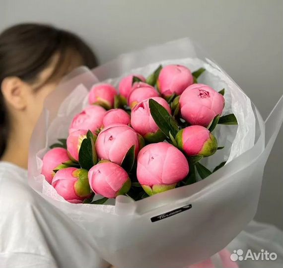 Пионы букет