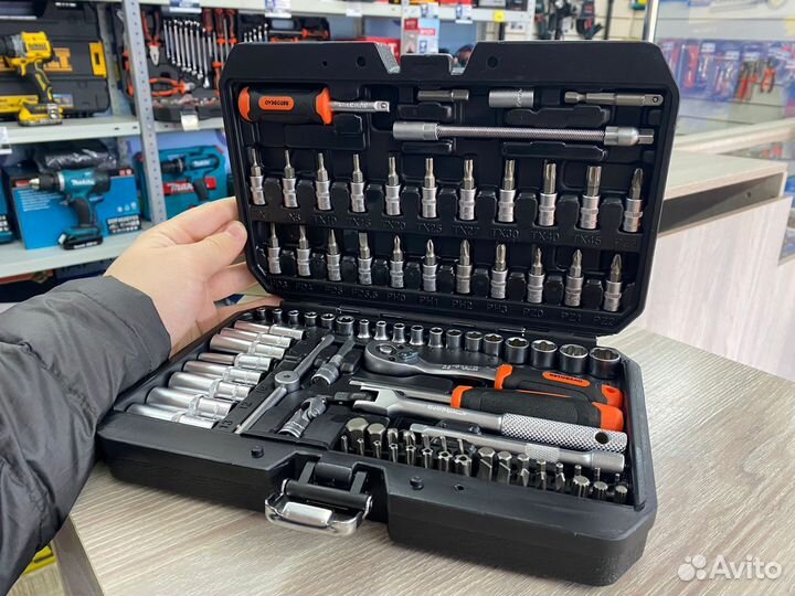 Набор головок 91 пр. 1/4DR Pro(новый)