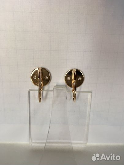 Золотые серьги СССР