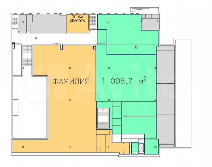 Аренда помещения, Муссы Джалиля, д. 6к2, 1006.7кв